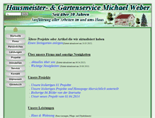 Tablet Screenshot of hausmeisterservice-weber.de